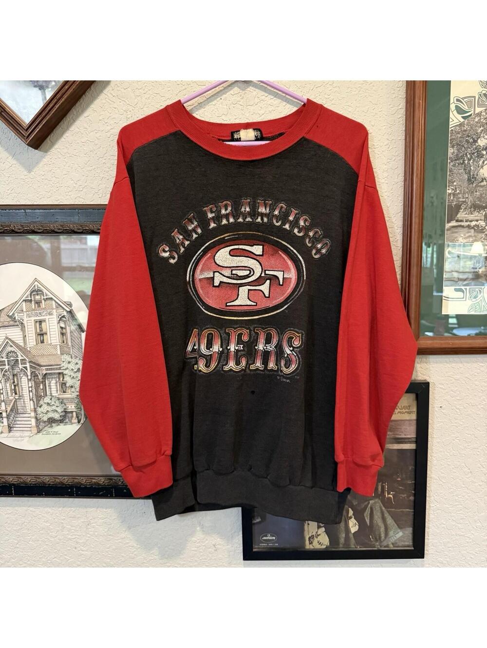 Vintage 1993 RARE San Fransisco 49ers NFL Football Sweatshirt Size Men’s Large